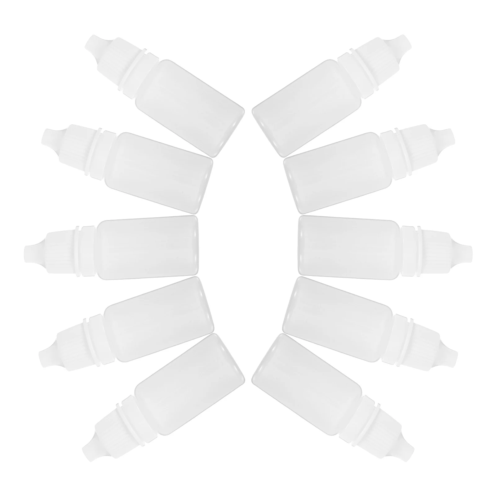 

10 Pcs Eye Drop Bottle Empty Squeeze Tubes Essential Oil Plastic Liquid Bottles