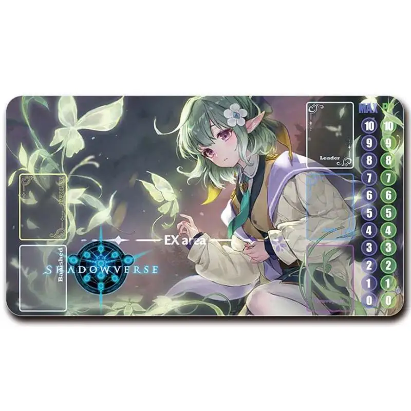 

Shadowverse Amamiya Mio Alice Blackwing SVE DIY self-made Game Battle Card Rubber Card Pad Mouse Pad Keyboard Pad 550*300*2cm