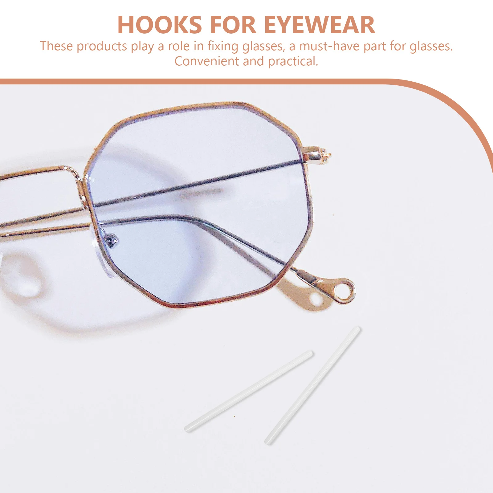 

5Pairs Glasses Ear Cushions Silicone Eyeglass Leg Covers Non-Slip Grips Comfortable Lightweight Holder for Running Hiking