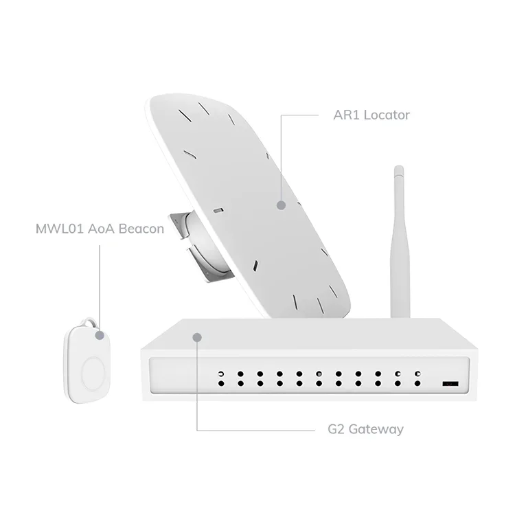 Beacon Receiver Smart Industrial Wireless Gateway Device Ble 5.1 Aoa G2 Gateway Kit