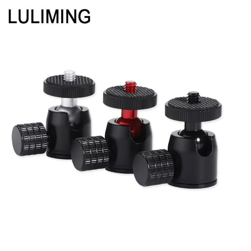 

Tripod Mini Spherical Ball head Phone Holder DSLR Camera 360 Swivel Camera Ballhead for 1/4 Screw Mount Stand Camera Accessories