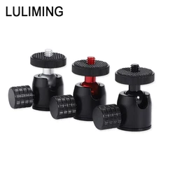 Tripod Mini Spherical Ball head Phone Holder DSLR Camera 360 Swivel Camera Ballhead for 1/4 Screw Mount Stand Camera Accessories