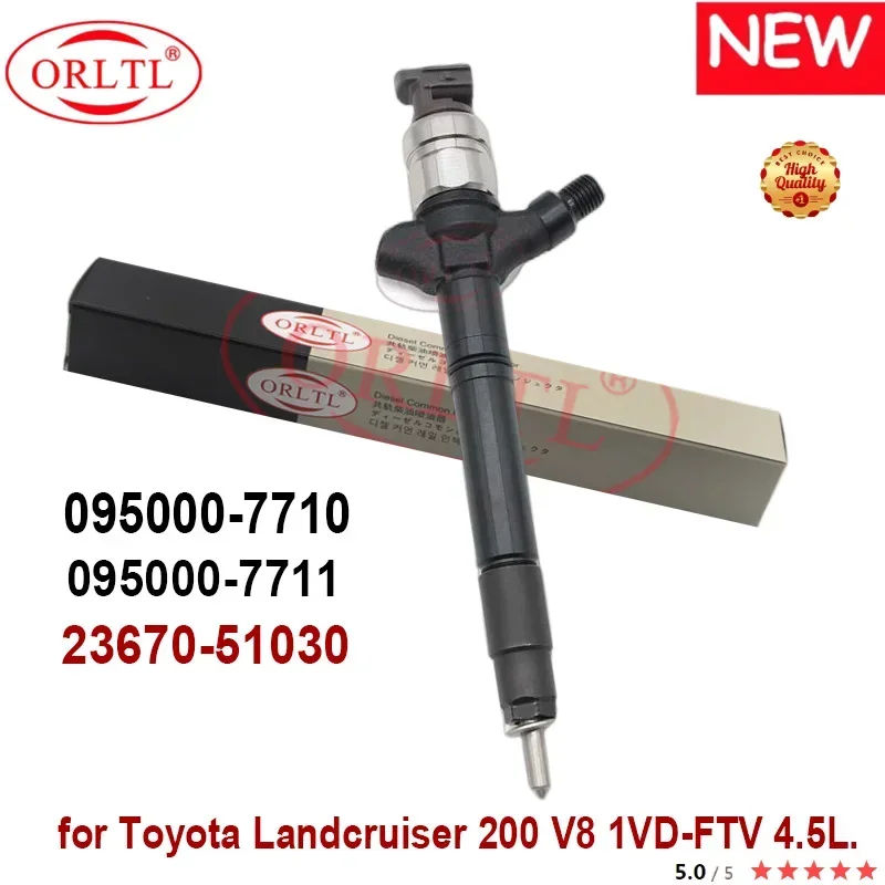 095000-7710 095000-7711 23670-51030 2367051030 23670 51030 For Toyota Landcruiser 200 V8 1VD-FTV Common Rail Diesel Injector