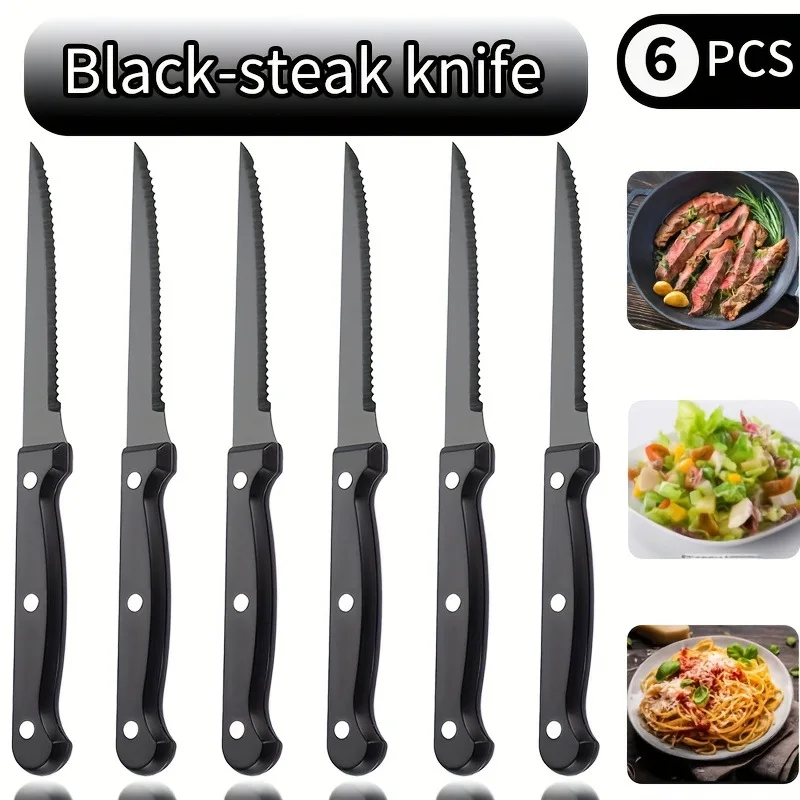 1/4/6/8-piece kitchen knife set - professional kitchen tool for cutting steaks in the living room - kitchen steak knife set
