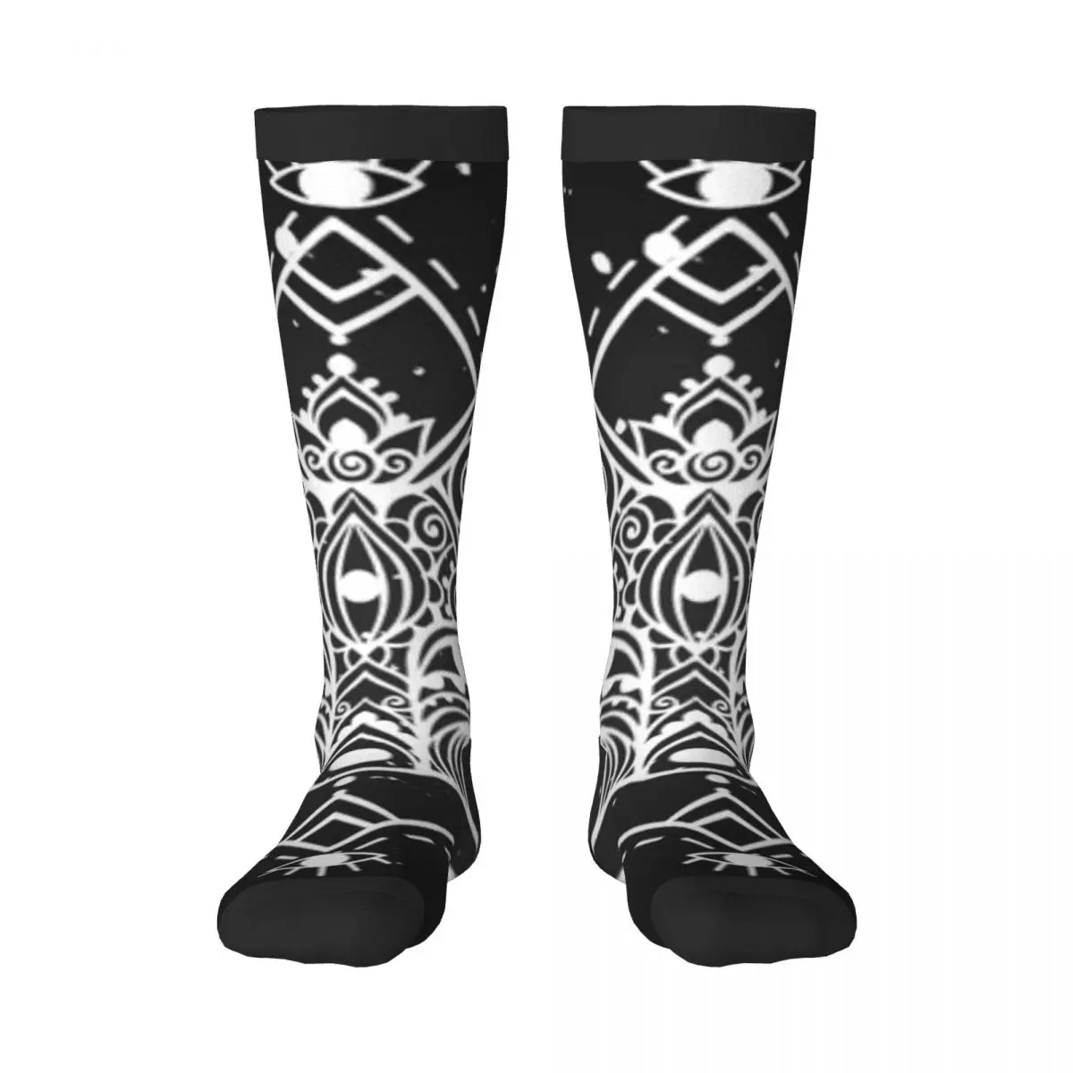 

Unisex Socks Autumn Winter Fox Mandala Long Socks Business Casual Harajuku Streetwear Sports Socks Sox