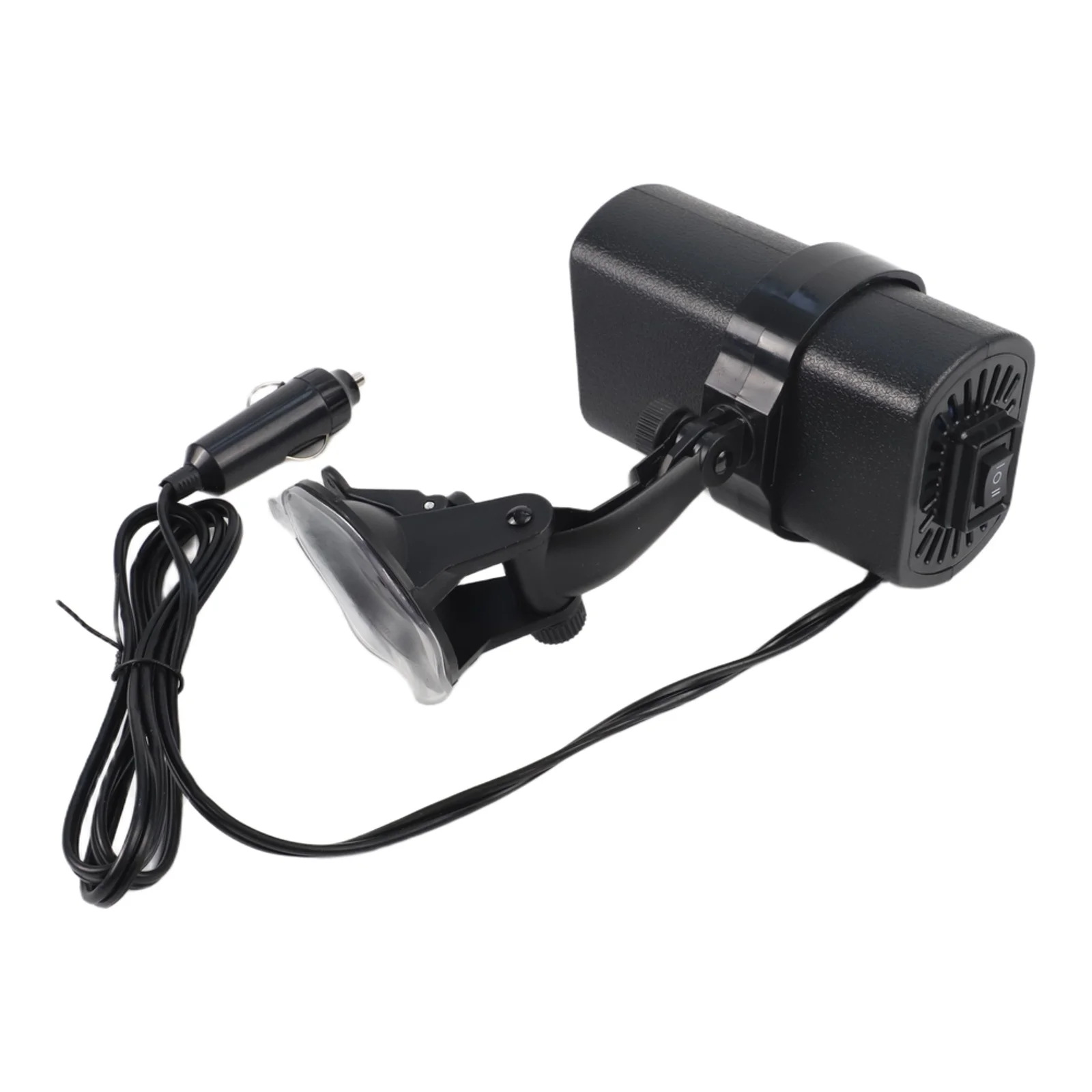 Powerful 12V Car Heater with Defroster Fast Heating for Vehicle 360 Degree Rotation for Even Warm Air Distribution