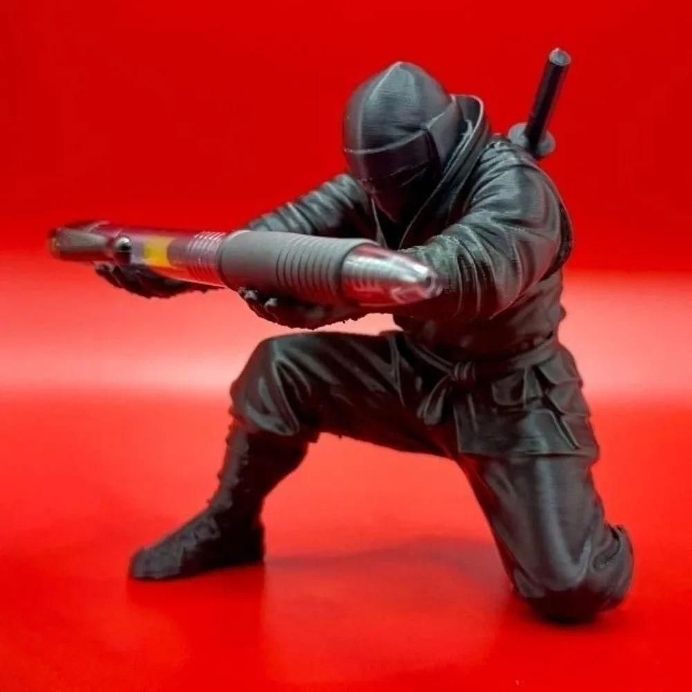 Exquisite Funny Ninja Ornaments Decorations Creative Pen Holder Multi-functional 3D Printing Warrior Ornaments Home Decor