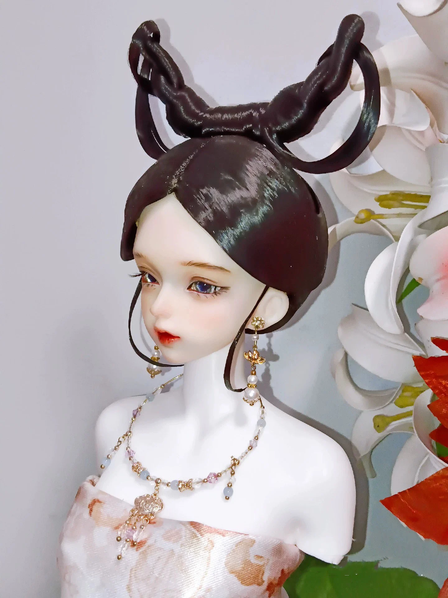 1/4 1/3 Skala Alte Kostüm BJD Perücke Chinesische Hanfu Fee Haar Retro Perücken Für BJD/SD MSD SD13 Mädchen SSDF Puppe Zubehör C2432