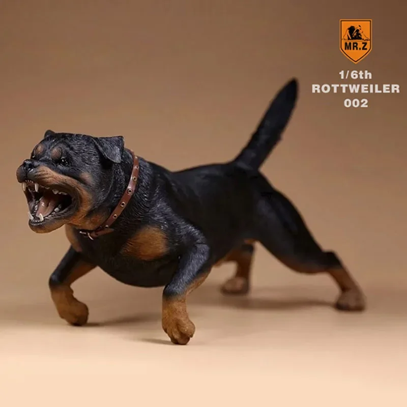 Mr.Z 1/6 Simulation Animal Dog Rottweiler Dog Model Toy Gift Model F 12\
