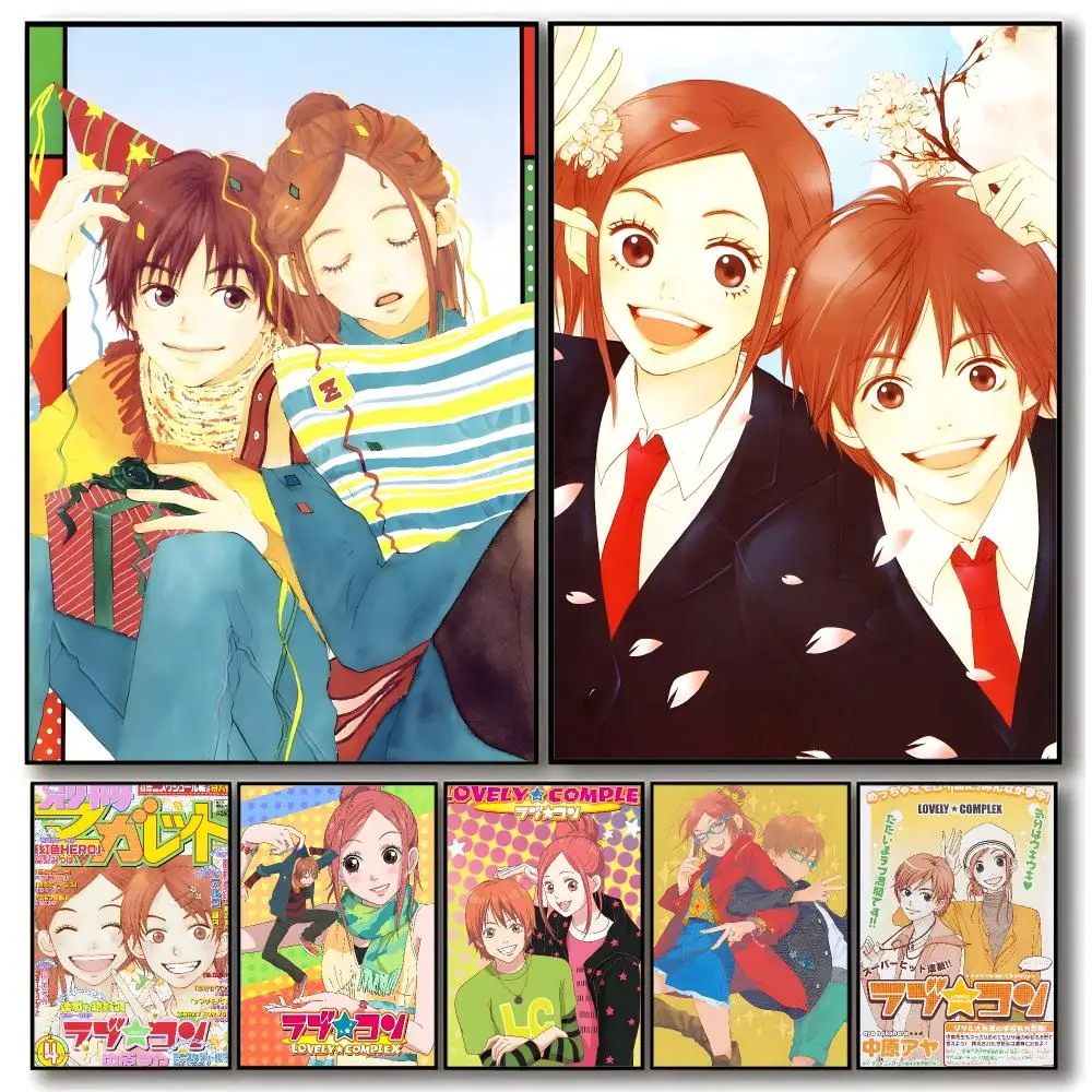 romantic anime l-lovely Complex Poster Trendy Aesthetic Wall Art Poster for Dorm Room Bedroom Decor