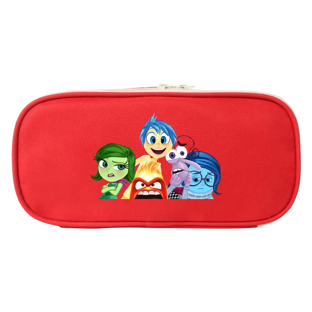 The New Inside Out Pen Bag Color Printed Cartoon Characters for Students Must Have Stationery for The Back-to-school Season