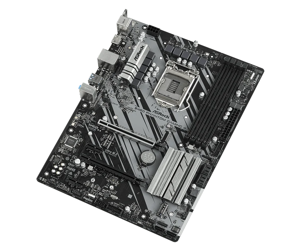 ASROCK B460 PHANTOM GAMING 4 Motherboard LGA 1200 intel B460 DDR4