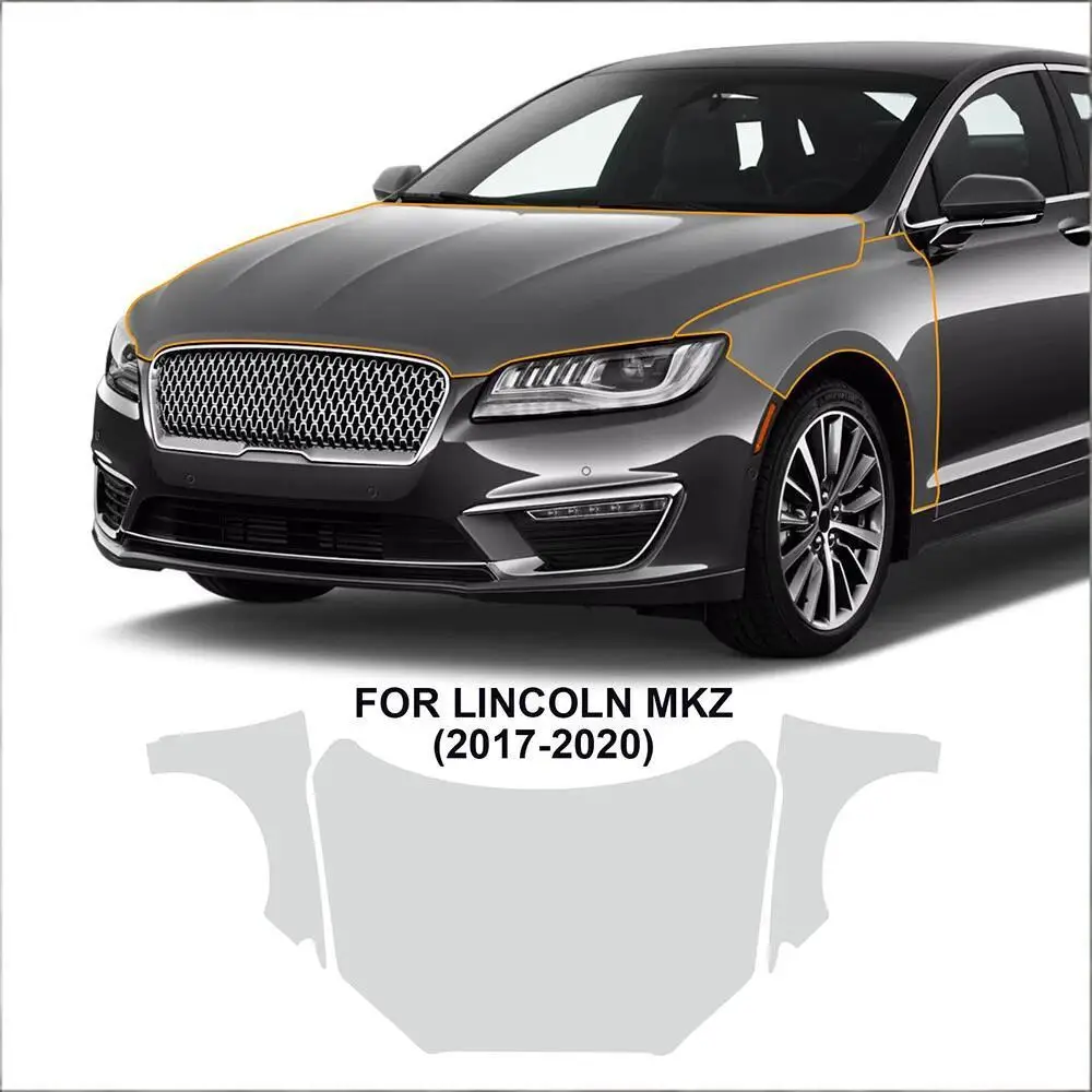 

Защитная пленка для кузова автомобиля из ТПУ толщиной 8,5 мил, устойчивая к царапинам, для Lincoln MKZ 2017-2020, прозрачная, предварительно нарезанная, комплект PPF