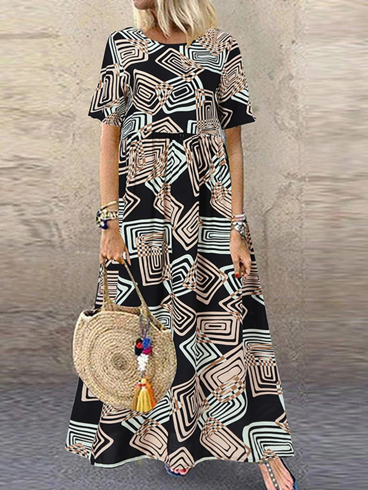 chinese dress ladies 6 Color Sexy ZANZEA Women Strapless Polka Dot Casual Loose Long Maxi S