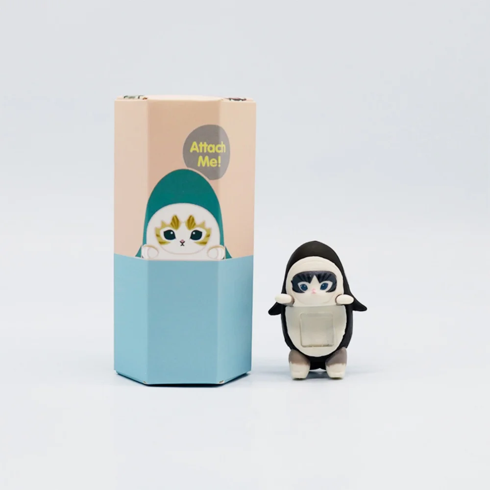 12 Pz/set Mufusand Gatto Fushandi Collezione Del Partito Modello Figure con Scatola Cieca Gioco Alla Moda Decorazione Creativo Regalo Di Compleanno Per Bambini