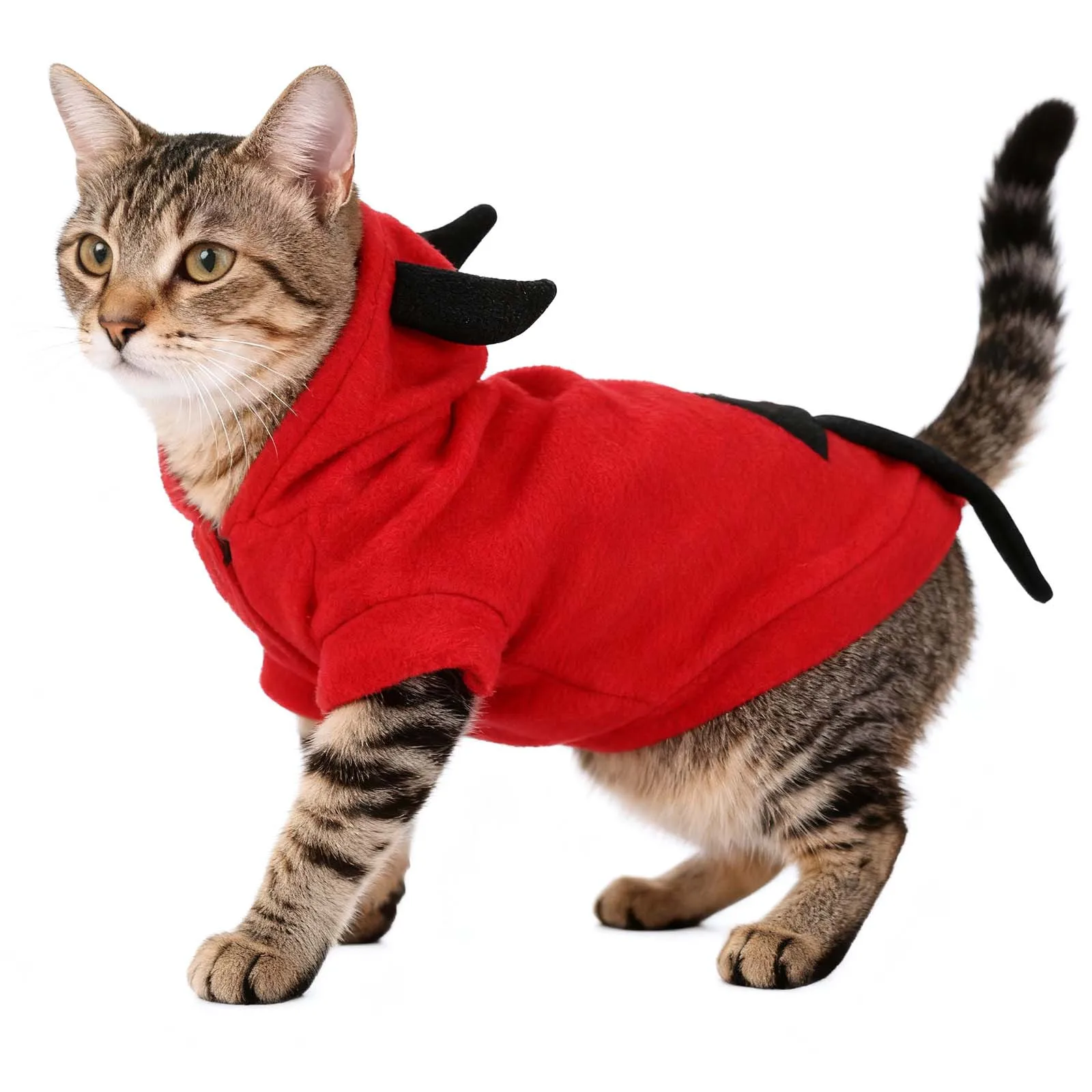 

Pet Warm Costume Three-Dimensional Devil Shape Dog Clothes Comfortable Easy Wear for Walking Photo Taking Dog Clothes
