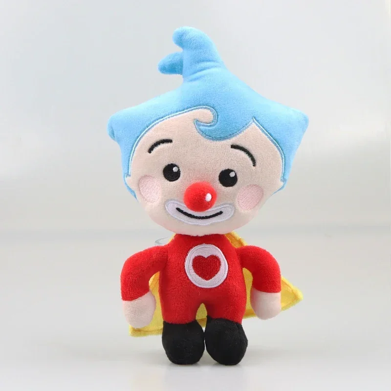 Peluche Plim Clown da 25 cm Kawaii Clown Toys Doll Peluche ripiene morbido Anime Regalo di compleanno per bambini