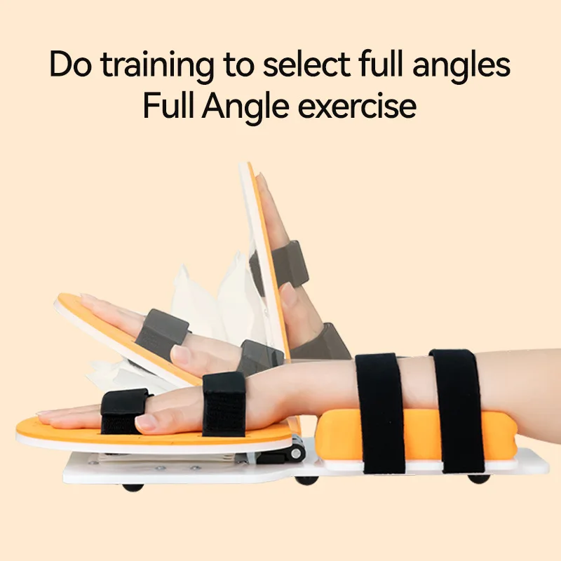Hand Stroke Orthopedic Finger Plate Splint Adjustable Finger Wrist Training Device Finger Extension Splint