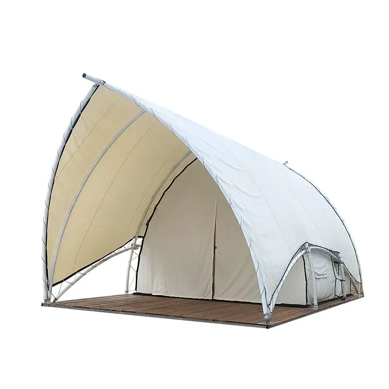 Outdoor Camping Tent, Wild Luxury Hotel, Sailboat, Beach, Seaside, Starry Sky, Large Tent Camping