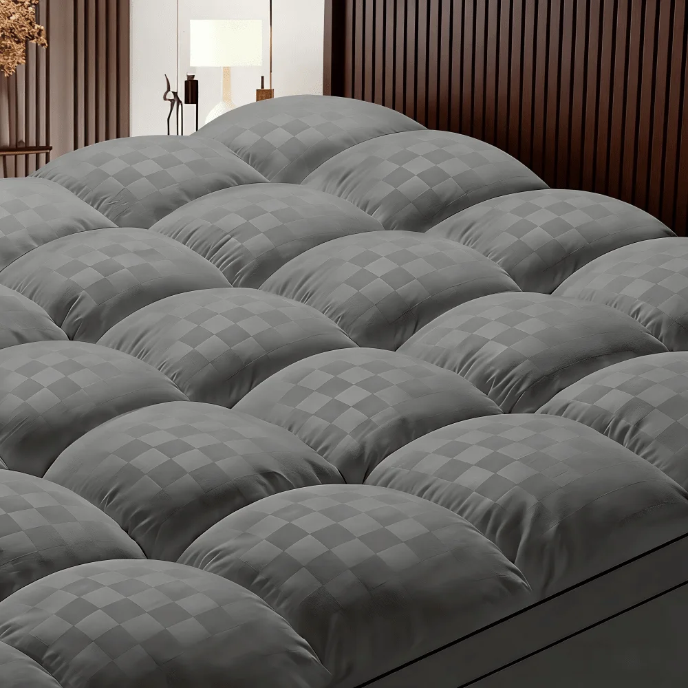 Extra Thick Mattress, 2000GSM Filling, Quilted Fitted Cover, Deep Pocket (Up To 21
