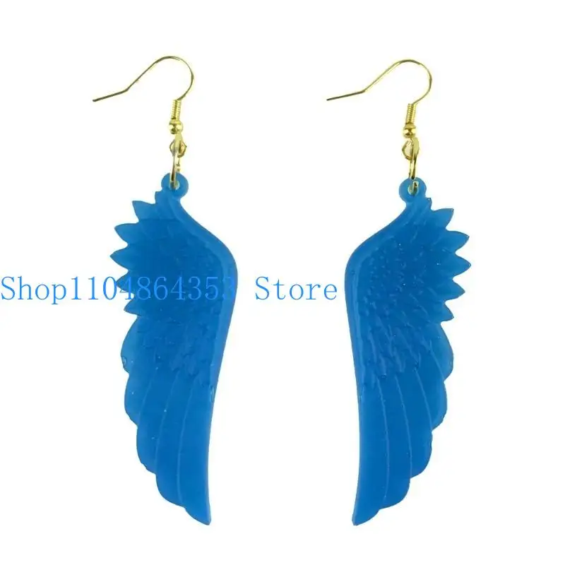 

652F Combination Angel Wing Earring Mold Epoxy Resin Ornament Mold Resin Casting Pendant Mold Suitable for Home Decor
