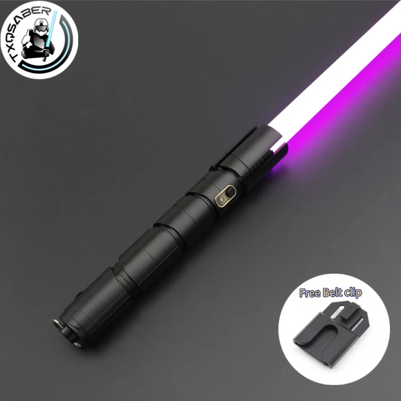 TXQSABER Espada Láser de Duelo Resistente con Control por Bluetooth y APP, Encendido por Gestos, Sonidos de Oscilación Fluida y Juguetes de Espada con Sonidos Cambiantes