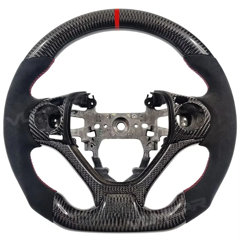 

Car Interior Accessories Carbon Fiber Steering Wheel for Honda Civic Gen 9th Generation SI 2012 2013 2014 2015 2016