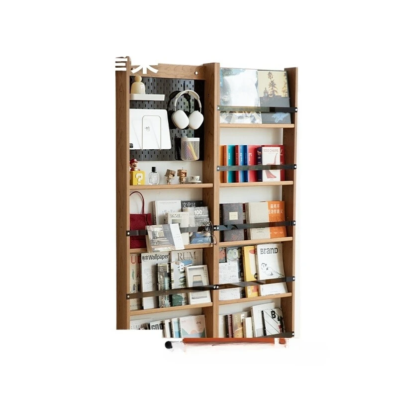 

Solid wood ultra-thin door hole board shelf entrance entrance combination