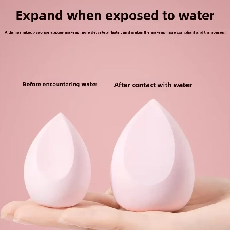 Éponge de maquillage, coussin bouffant, œuf de beauté, goutte d'eau, boule d'éponge cosmétique, outil applicateur de poudre de réglage