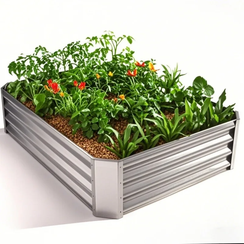 2025 أسرة نباتية، أسرة زهور، أواني زهور، أسرة حديقة على الطراز الريفي