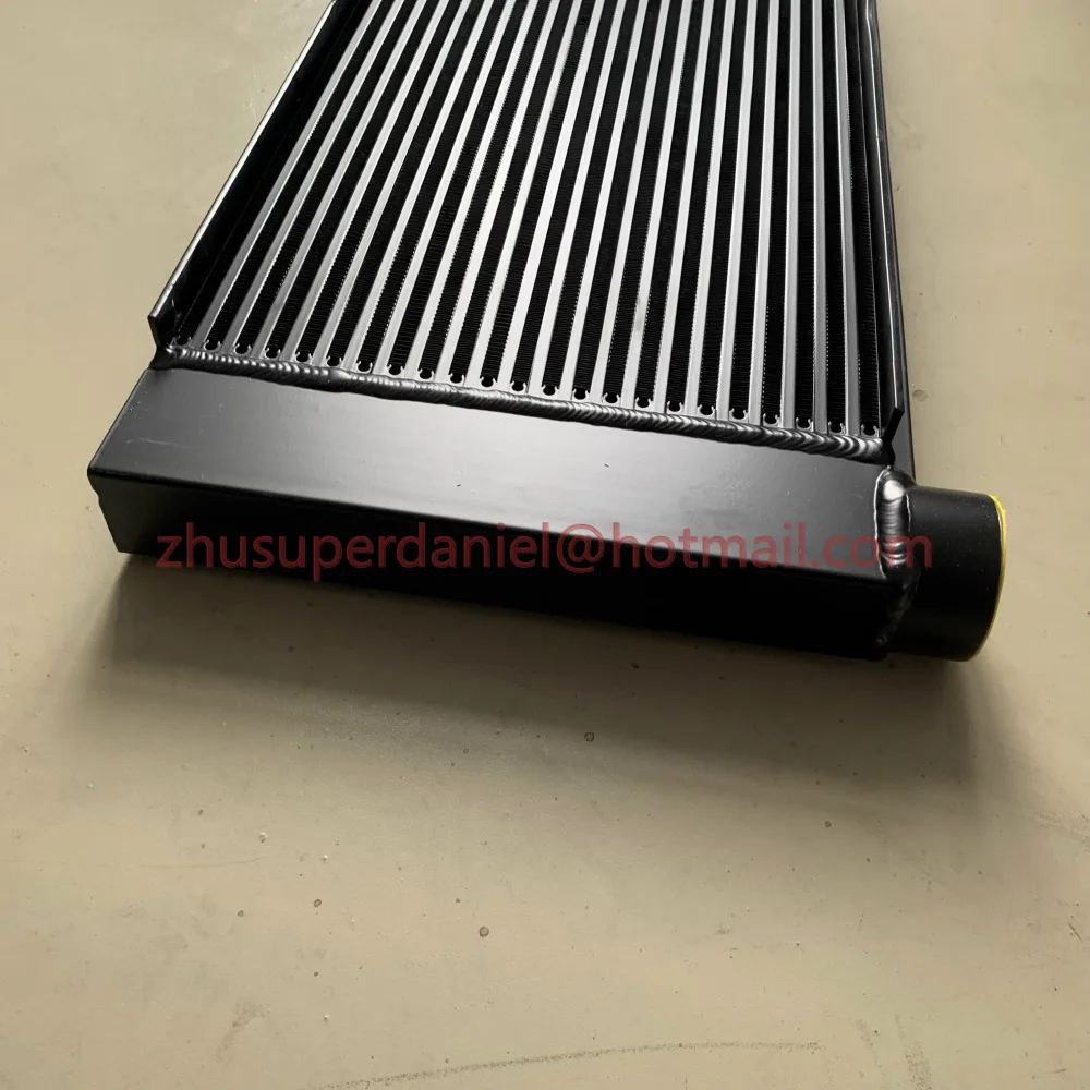 39792809 black aluminum plate fin air cooler oil cooler for IR air compressor