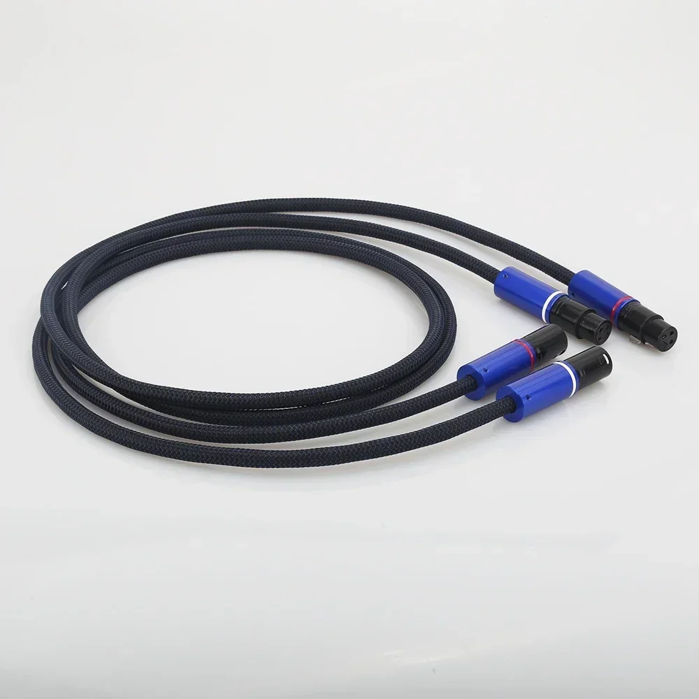 Audiocrast посеребренные сбалансированные XLR аудио соединительные кабели между мужчинами и женщинами Высококачественный Hi-Fi кабель для лампового усилителя CD-плеера
