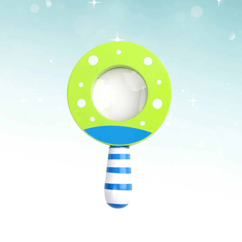 แว่นขยายไม้ สีสันสดใส ของเล่นเสริมพัฒนาการเด็กเล็ก ฝึกกล้ามเนื้อ ช่วยในการเรียนรู้