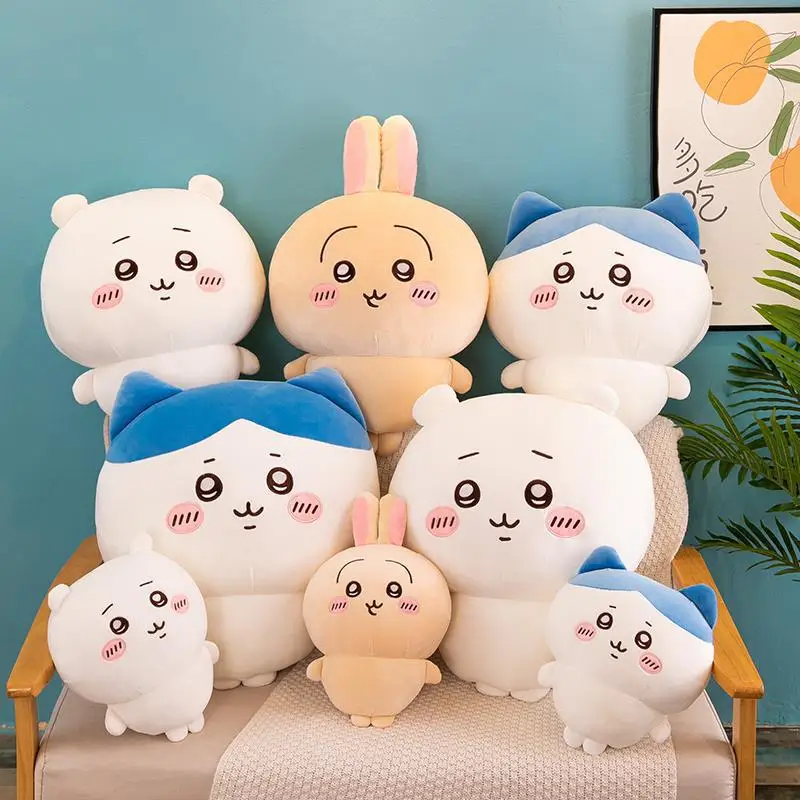 30cm Hot Cute Chiikawa Plush Toy Usagi Hachiware Plush Sleeping Companion Plush Pillow Toy Student Holiday Gifts