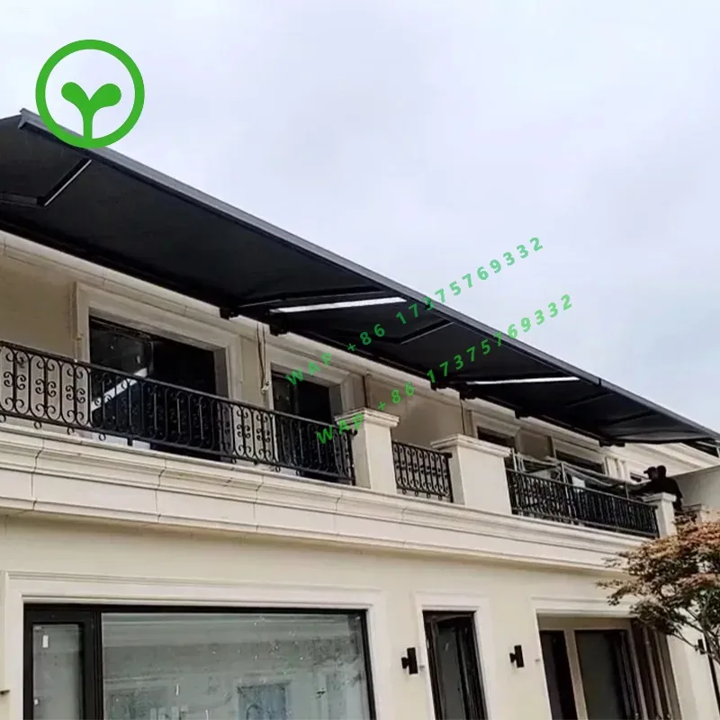3x2M High-end Heavy-duty Retractable Sunshade Fully Boxed Sunshade Installation Not Included  izable