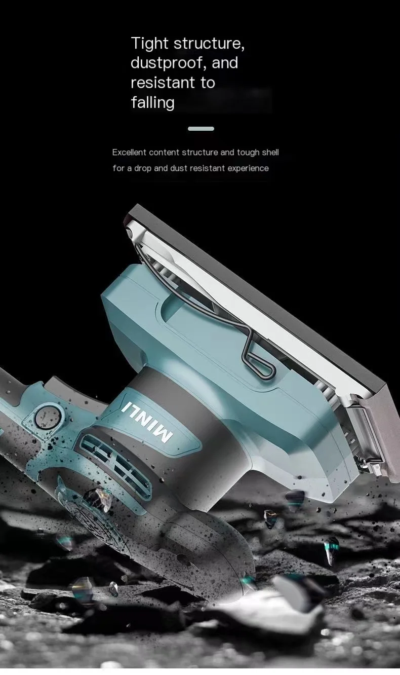 200W 260W Electric Sander Machine with 20Pcs Sandpapers 120V/240V Strong Dust Collection Polisher for Home DIY Sanding Machine