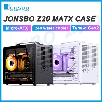 JONSBO Z20 MATX Case Detachable Portable Mini Desktop Chassis Supports 363mm Graphics Card 240 Water