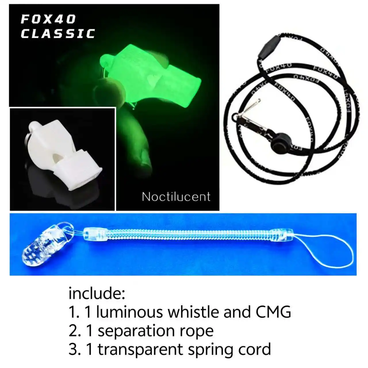 

New Luminous Whistle Competition Training Referee Whistle With Glow-in-the-dark Effect Outdoor Activity Whistle