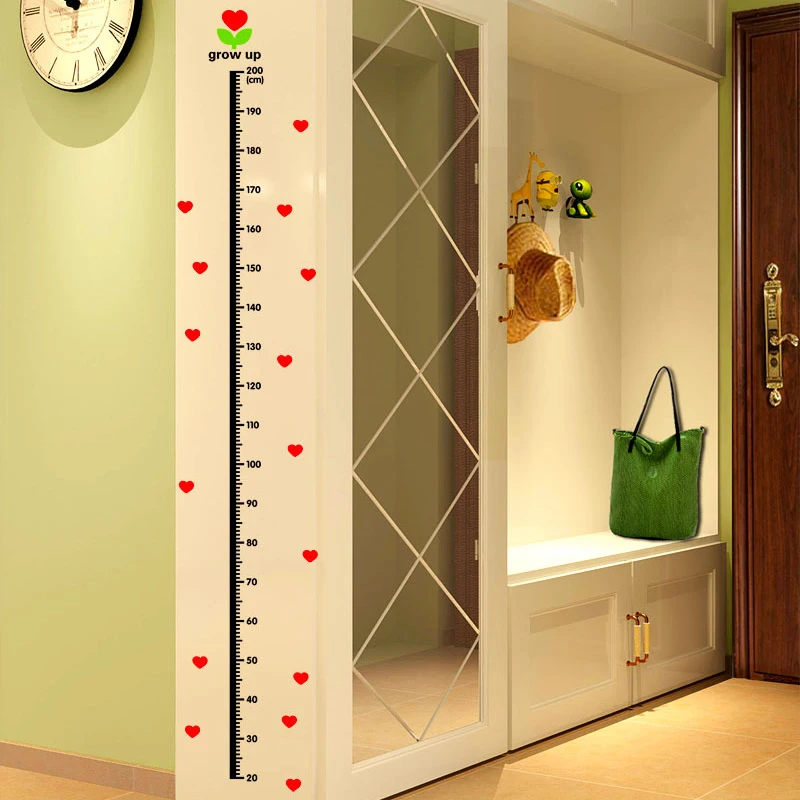 Scale Wall Sticker Supply Baby Vinyl Chart DIY Decals Decorations Hanging Height Home Measure PVC Room Art Growth