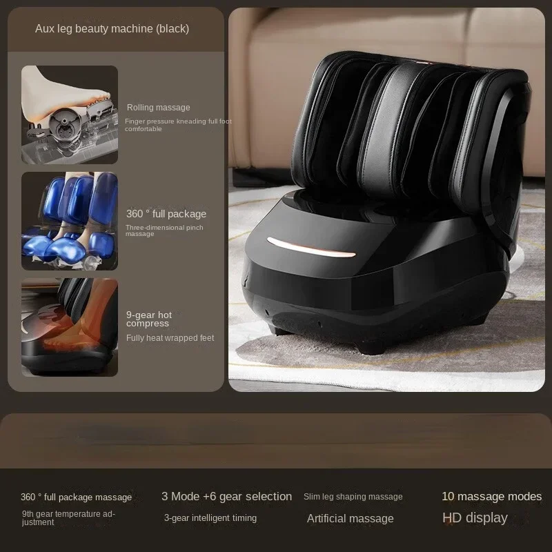 New Wireless Home Foot Therapy Machine with Fully Automatic Hot Compress Foot Massager Legs and Feet in One