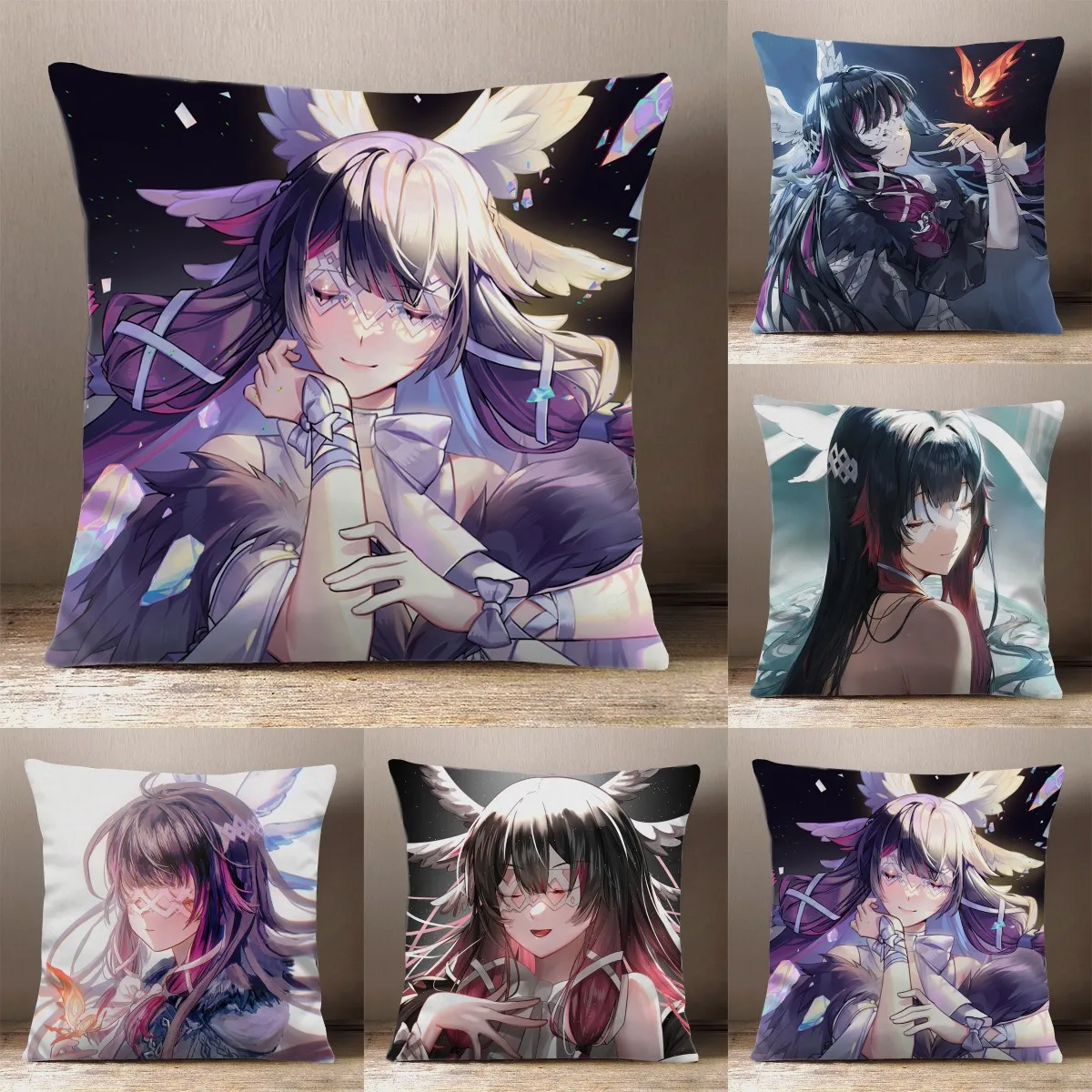 Anime Columbina Damselette Cartoon Square Pillow Siesta Dakimakura Dakimakura Cosplay Safa Back Cushion Gifts