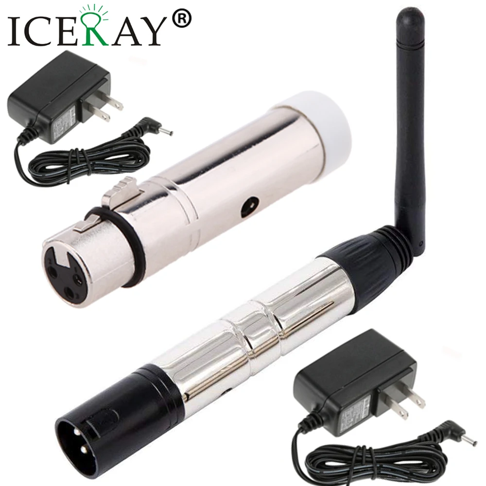 Беспроводной контроллер DMX512 Приемник ISM XLR-передатчик