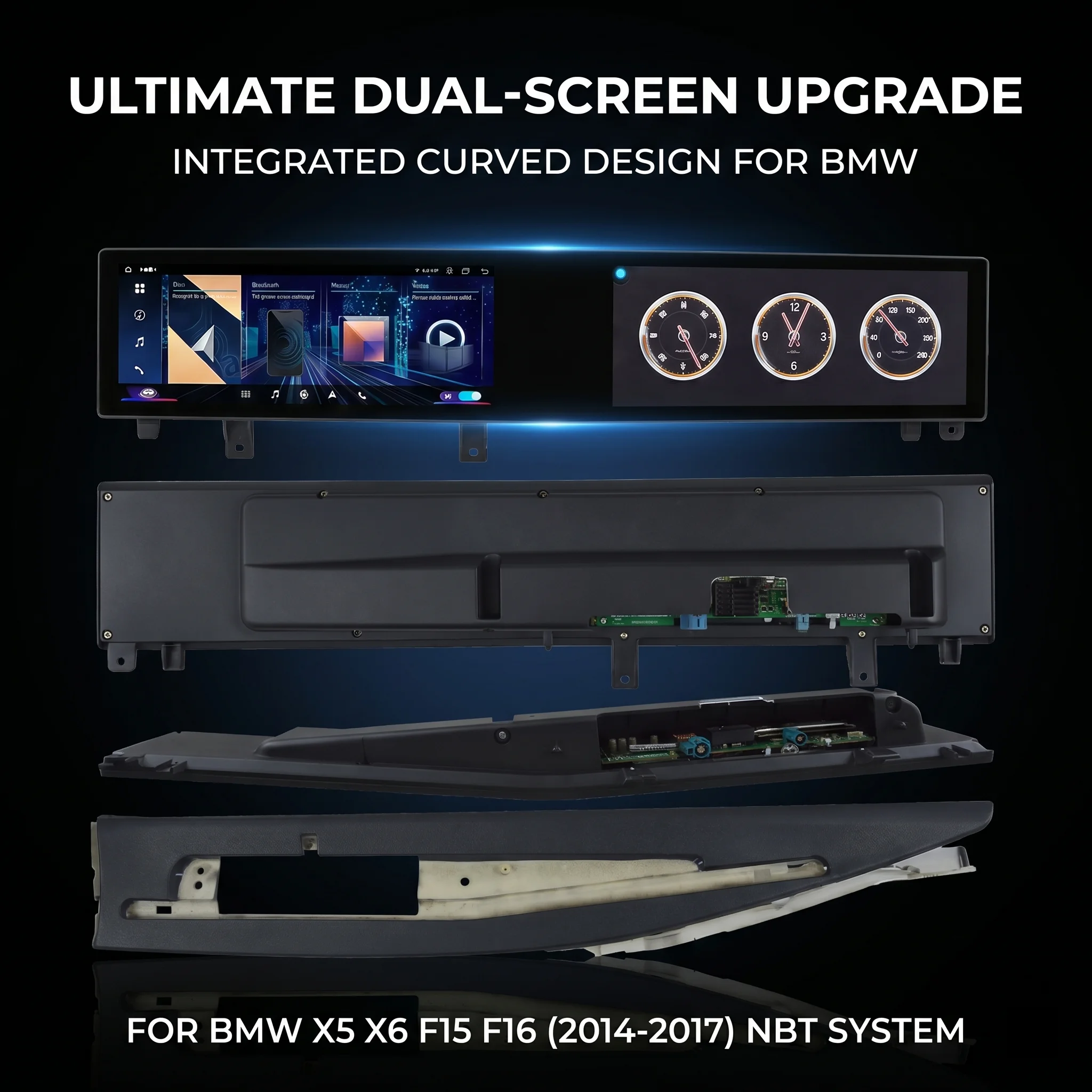 Android Car DVD Multimedia Radio Player for BMW 5 Series F10 F11 2011-2012 CIC 2013-2016 NBT System 21 Inch Screen Audio Video