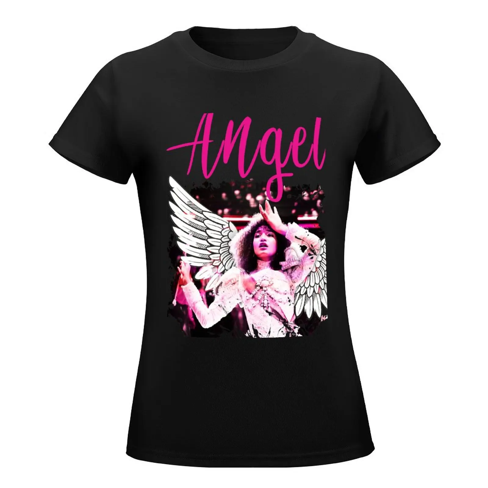 Pose - Angel T-Shirt hippie clothes Aesthetic clothing Short sleeve tee designer clothes Women luxury