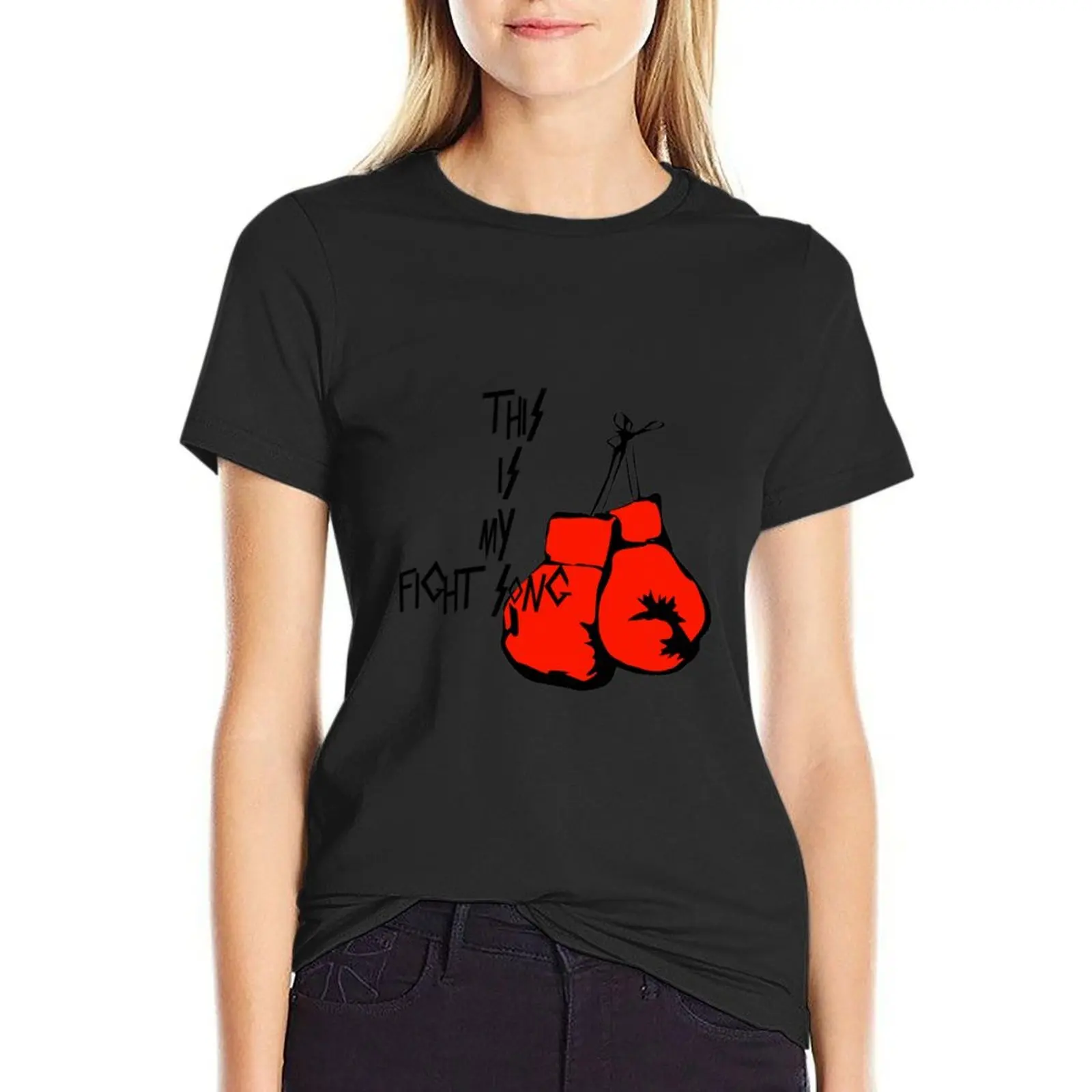 

This is my Fight Song T-Shirt funnys Aesthetic clothing blanks vintage t-shirts for Women graphic tees funny