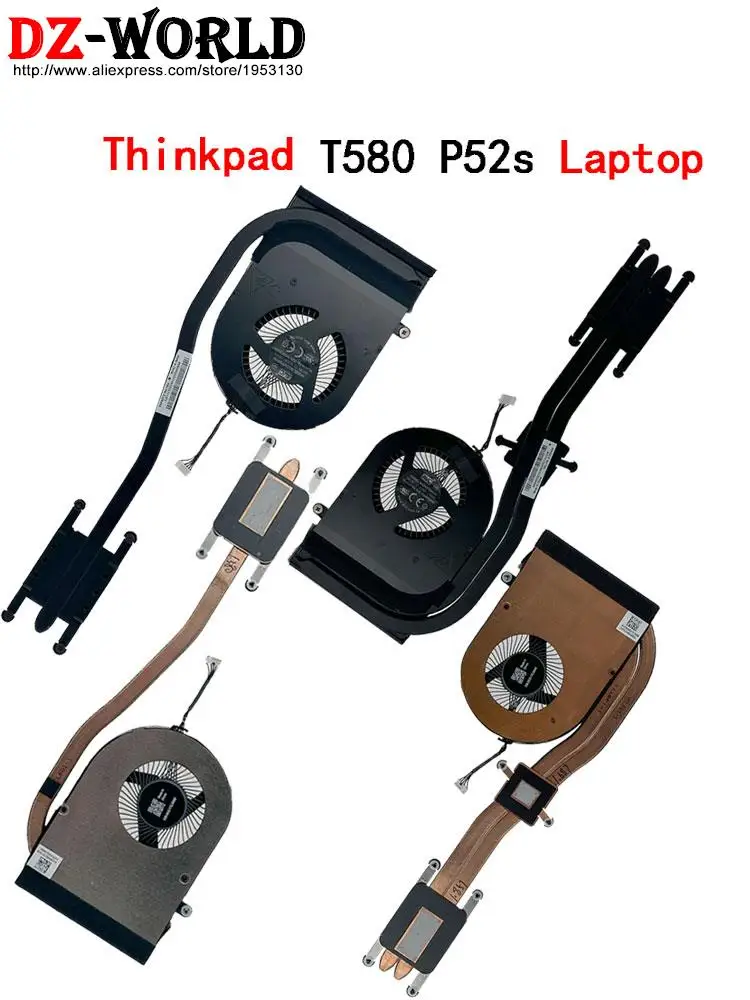 For Lenovo ThinkPad T580 P52s Laptop CPU Graphics Card Cooling Fan Heatsink 01ER494 01ER493 01YR453 01ER496 01YR455 01YR456