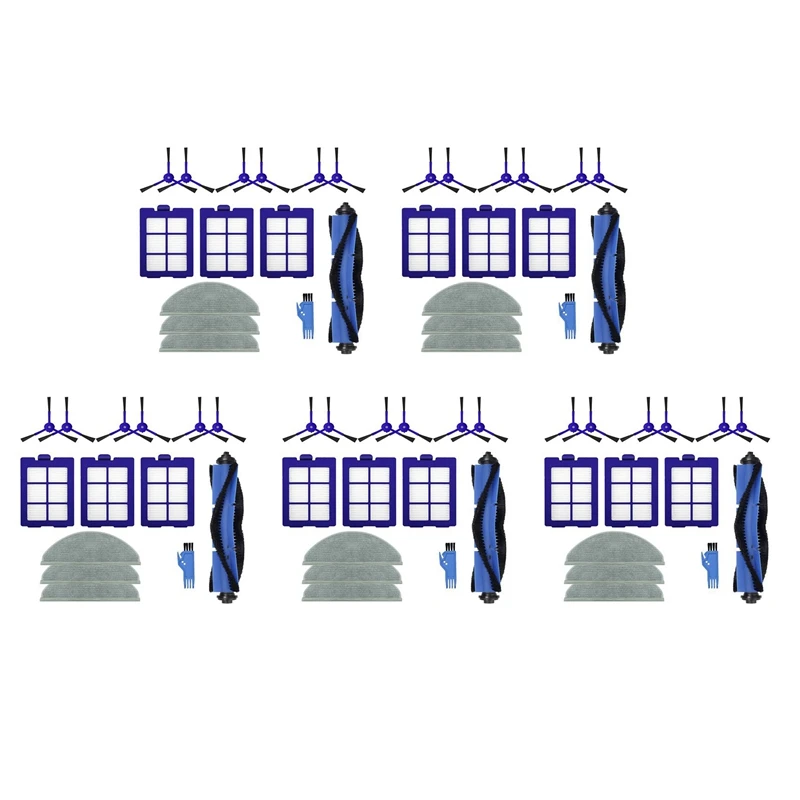 

X16A 2025 NEW-5X Filter Brush Mop Pads Accessories Kit For Eufy Robovac X8 Robot Vacuum Cleaner Replacement Parts