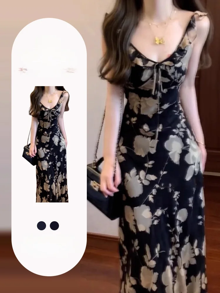 Estate New Sexy Floral ter Dr Vita da donna in Vintage Beach Vaion Wrap around Gonna lunga Retro Sle Midi Dr