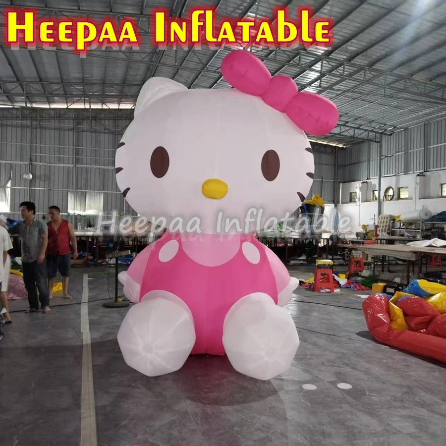 

Kawaii Gaint Hello Kitty Inflatable Sanrio Cartoon Customize Outdoor Advertising Inflatables For Event Party Stage Decor