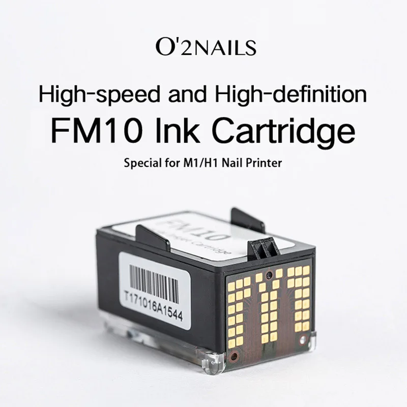 FM10 Ink Cartridge Replacement for O'2NAILS Nail Printer M1, H1